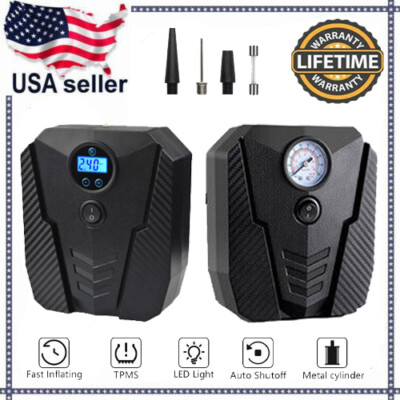 Car Tire Inflator Electric Pump Analog 12v