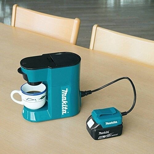 Makita Coffee machine DCM 500Z LiIon 18vlt 110v UK site & battery