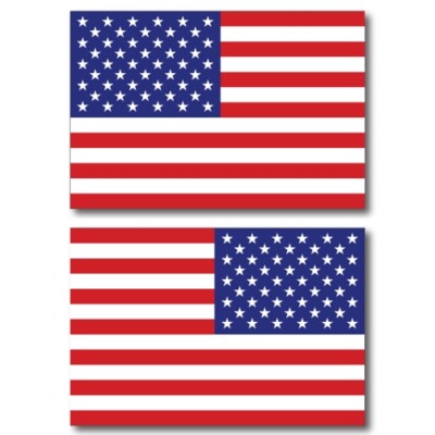 Magnet Me Up American Flag Car Magnet Decal -4x6 Opposing Heavy Duty for Car Tru