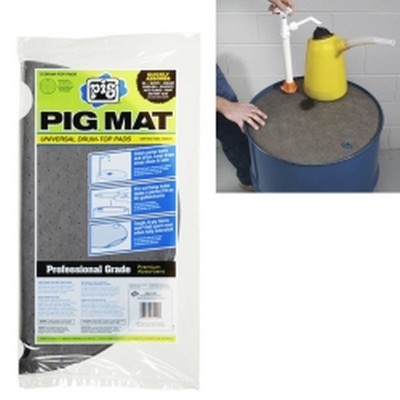 New Pig 25102 PIG Universal Light-Weight Absorbent Drum-Top Pad (5 Pads per Bag)
