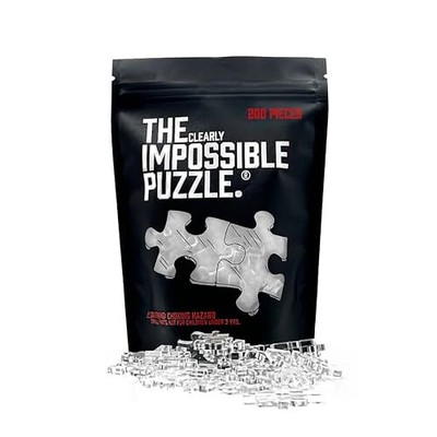 The Clearly Impossible Puzzle   100, 200, 500, 1000 Pieces Hard Puzzle for Ad...