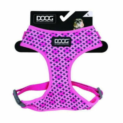 Шлейка для собак DOOG Neoflex Toto Extra Large розового цвета