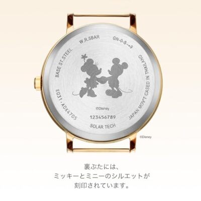 Pre-owned Citizen [] Watch Wiccan Disney "mickey & Minnie" Special Model Kp5-425-91 Gold