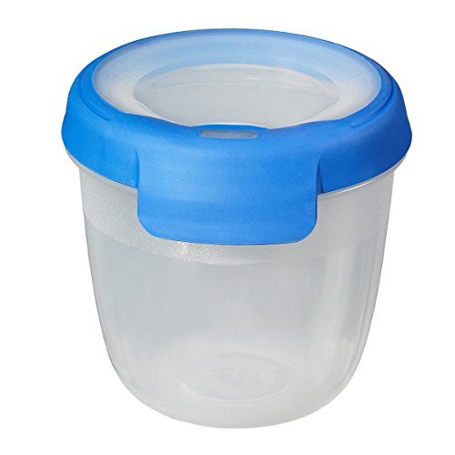 Curver Mini-Oscar-Mülleimer – 7 Liter, Blau, Mit Deckel, Robust Für Haus & Garten