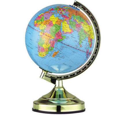 EARTH Globe Lamp  ライト GOLD ILLUMINATING WORLD GLOBE 4 WAY TOUCH LAMP CONTROL LIGHT
