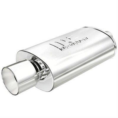 MagnaFlow Muffler Tip 225 Inlet4 Outlet Stainless Steel Polished Each 14832