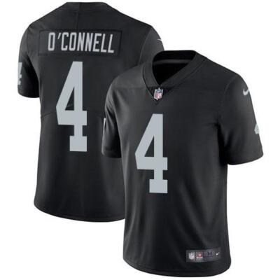 Men's Raiders Aidan O'Connell Game Black Jersey 