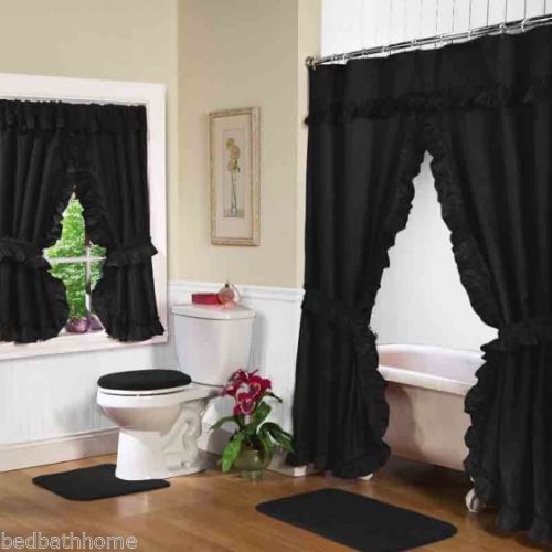 Cortinas de Ducha Madison Negro