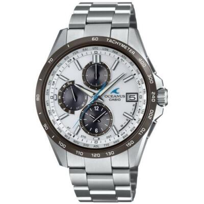 Pre-owned Casio Ocw-t2600j-7ajf Oceanus Classic Line Chronograph Men's Watch