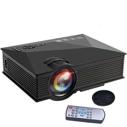 Proiettore TV Uc46 Mini Videoproiettore a Led Lcd Full HD home cinema Wifi linq