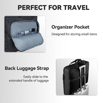 Garment Bags for Travel, Large Suit Travel Bag Men Women XX-Large, Black 