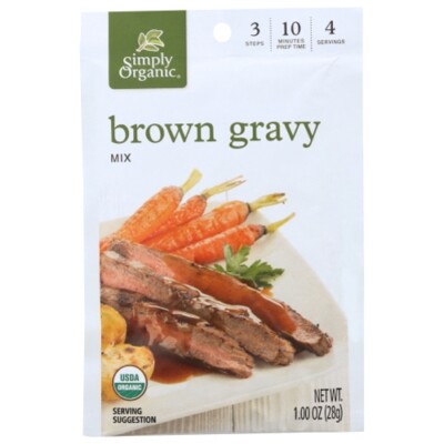 Organic Brown Gravy Seasoning Mix 1 Oz