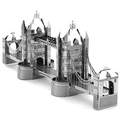 Fascinations Metal Earth London Tower Bridge 3D Laser Cut Steel Puzzle Model Kit