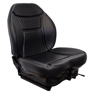Fits Caterpillar Skid Steer Seat & Mechanical Suspension - Black Vinyl