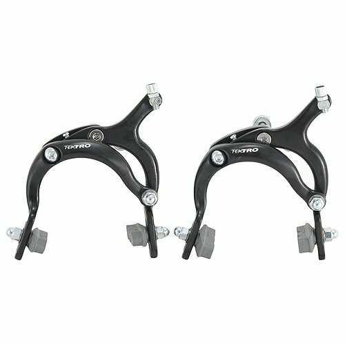 WT~TEKTRO 900A Road Calipers Brake Set Dual Pivot 72-92mm Nutted Mount , Black
