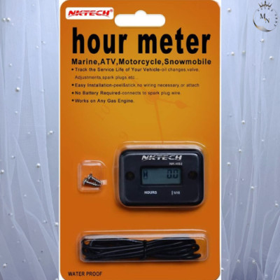 Inductive Hour Meter For Gas Engine Lawn Mover Marine ATV Motorcycle Boat Snowmo