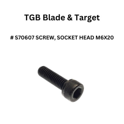 TGB Blade & Target Screw Socket Head M6x20
