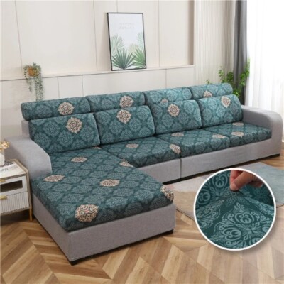 Elastic Sofa Seat Cover for Living Room Soft CouchCover Full Wrap BackrestCover
