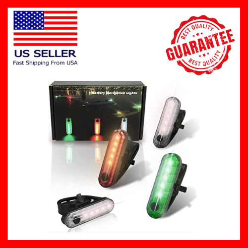 Navigation Lights Stern Lights Battery Operated, Waterproof Kayak Lights F