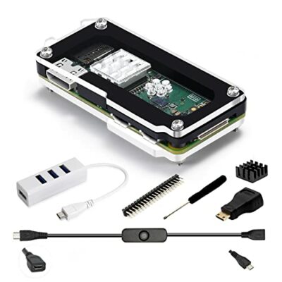 Zero 2 Case Kit Heatsink Otg Usb Hub Pin Header Black
