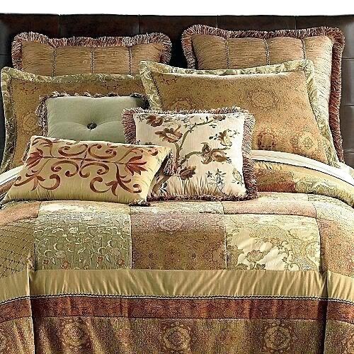 Chris Madden Queen Comforter X2 Pillow Shams Set Manchester