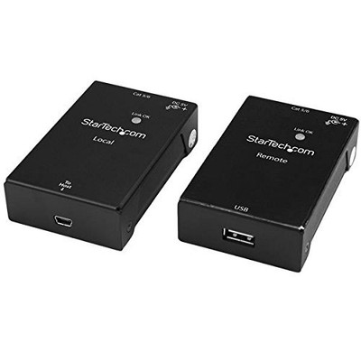 StarTech.com 1 Port USB 2.0 Over Cat5 or Cat6 Extender Kit - 165ft [50m] - USB