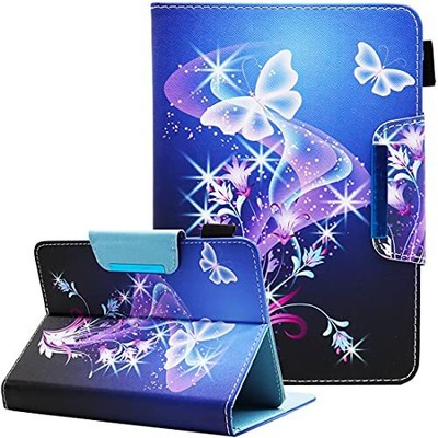 Universal 10 10.1 Inch Android Tablet Case, Multi-Angle Viewing 02 Butterfly