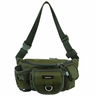 Piscifun Fishing Bag Portable Outdoor Fishing Tackle Bags Multiple Waist Bag ...