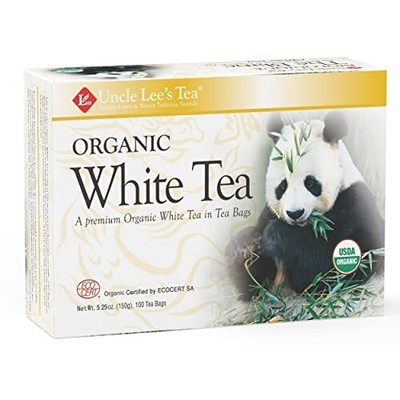 100% Natural Premium White Tea Bags Light & Del...