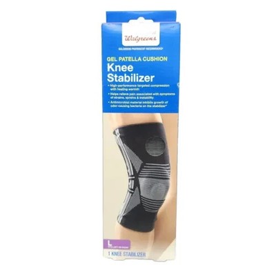 (#181) WALGREENS KNEE STABALIZER WITH GEL PATELLA CUSHION ONE SIZE