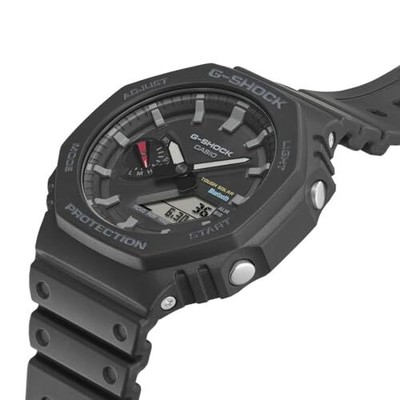 Pre-owned Casio G-shock Men Black Dial Analog-digital Ga-b2100-1adr (g1241)