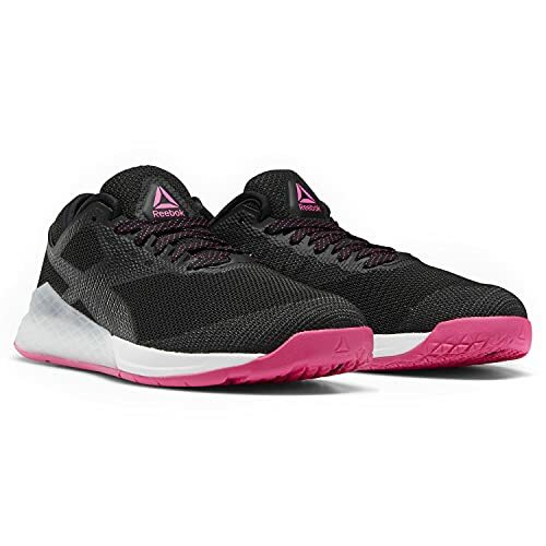Reebok Women's Nano 9 Cross Trainer Sneaker H00758 Black/Pink Size 5M