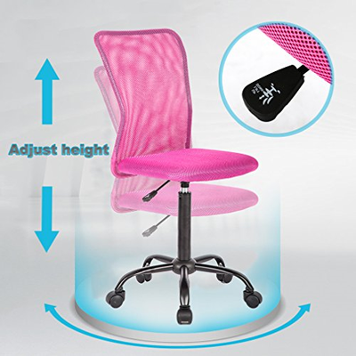 New Ergonomic Mid Back Mesh Computer Desk Office Chair With Lumbar