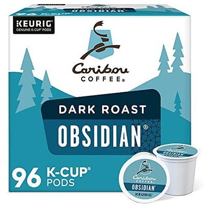 Caribou Coffee Obsidian Single-Serve Keurig K-Cup Pods Dark 
