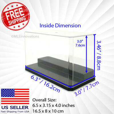Display Case Collectible Small Large Stackable Action Model Scale 1/64 1/24 1/18