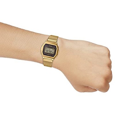 Pre-owned Casio Vintage Digital Grey Dial Unisex A1000mga-5df (d277)