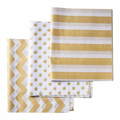, Christmas Metallic Gift Wrapping Paper Bulk For 20