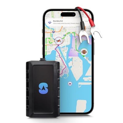 GPS Motorcycle Tracker,Waterproof Real-Time Tracking,5 Second Updates,Hard-Wired