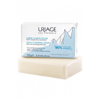 Uriage Solid Cleansing Cream Extra-Rich Soap Sensitive Skin 125g / 4.4oz