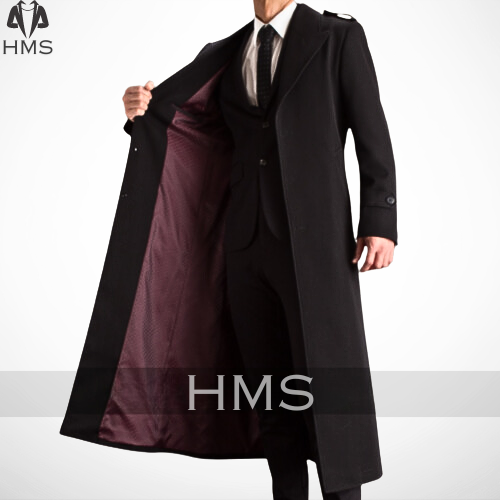 Brand New Victorian Steampunk 100% Wool Trench Coat - Custom