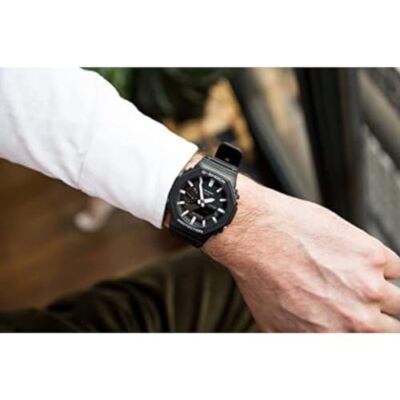 Pre-owned G-shock Casio  Analog-digital Black Dial Men Ga-2100-1adr ( G986 )