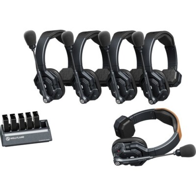 Hollyland Solidcom SE Full Duplex 5-Users ENC Wireless Intercom Headset System