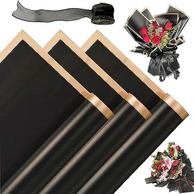 Waterproof Flower Bouquet Wrapping Paper Korean Floral ...