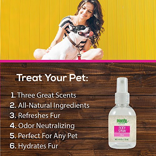 PROCÃO Fragrance for Pets (4 oz.) - All Natural - Safe for Cats an Dogs - Diva