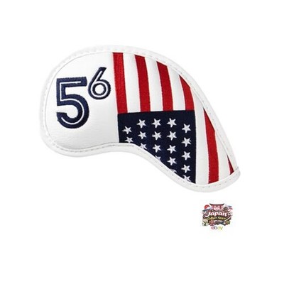 American Flag Golf Wedge Headcover USA Flag Wedge Cover 56 para Taylor Made Ping