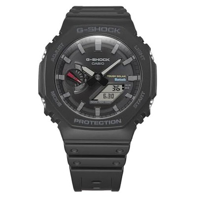 Pre-owned Casio G-shock Men Black Dial Analog-digital Ga-b2100-1adr (g1241)