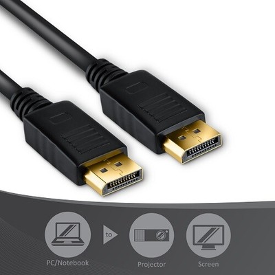 Displayport DP 1.2 Ultra HD, 2160p, 1 m Meter, 3840 x 2160, 60 Hz