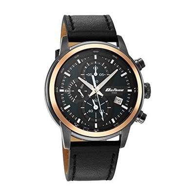 Pre-owned Titan Analog Black Dial Men's Watch-90086kl03