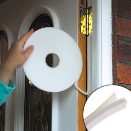 Paraspifferi Nastro Sigillo Porte Finestre Striscia Spugna Isolamento 4,5mt dfh