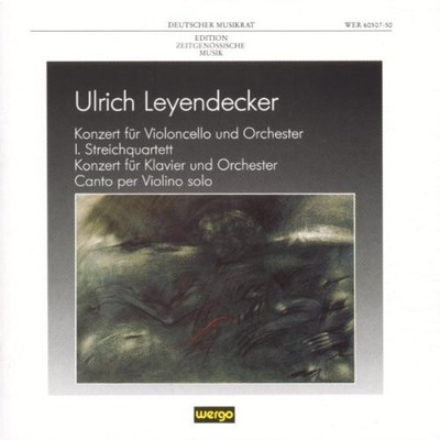 Ulrich Leyendecker - Leyendecker: Konzert Fur Violoncello / Various [New CD]